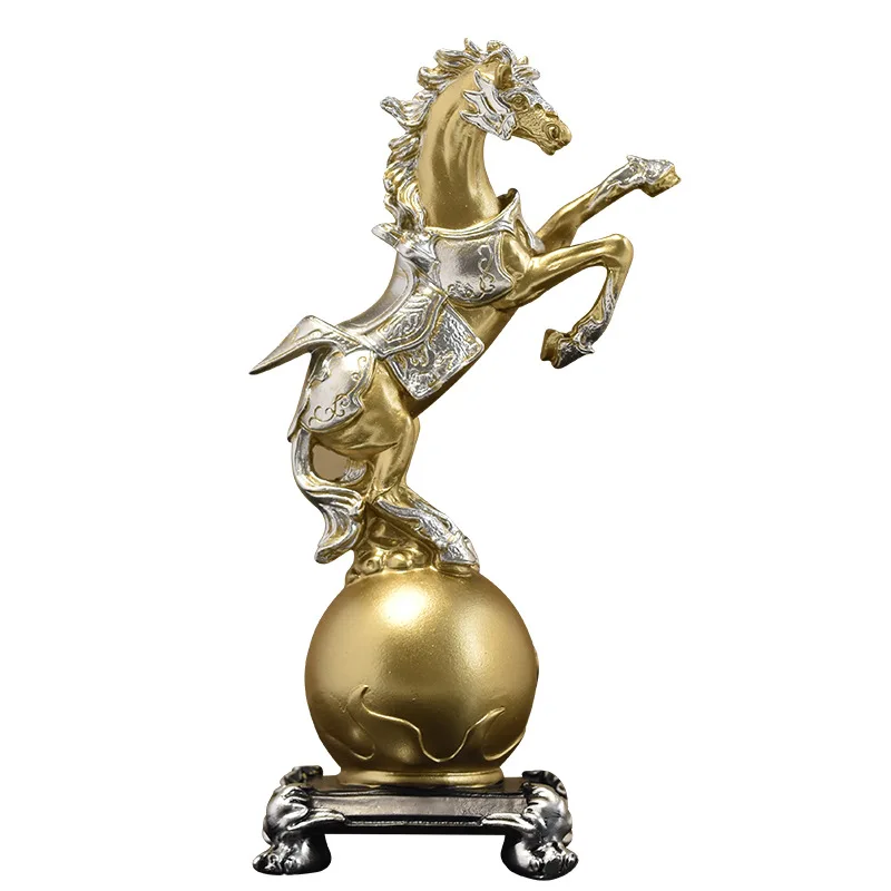 Nordic art, modern horse ornaments, creative light luxury, living room, TV cabinet, porch, wine cabinet, home decorations