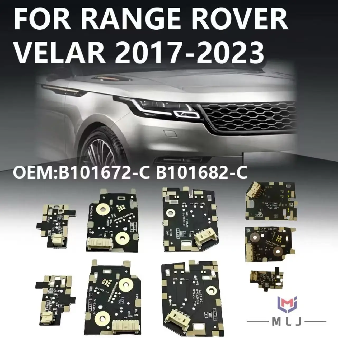 Angel Eye Chip For Range Rover Velar 2017-2023 LED Headlight White B101672-C B101682-C DRL Board LED Boards Car Accessories