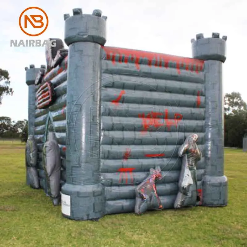 Aufblasbares Spuklabyrinth-Hauszelt, Halloween, aufblasbares Spukhaus für Halloween-Event-Spiel