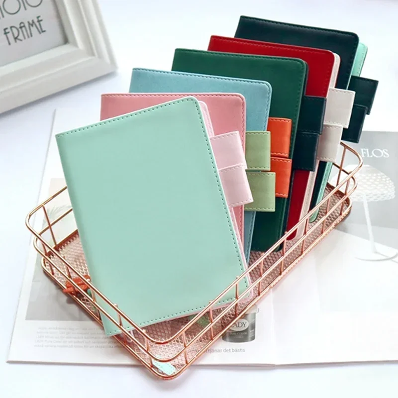 A5 Notebook Cover for Hobo Midori Planner Diary Book Leather Specifications Covers Japanese Style Icecream Color School