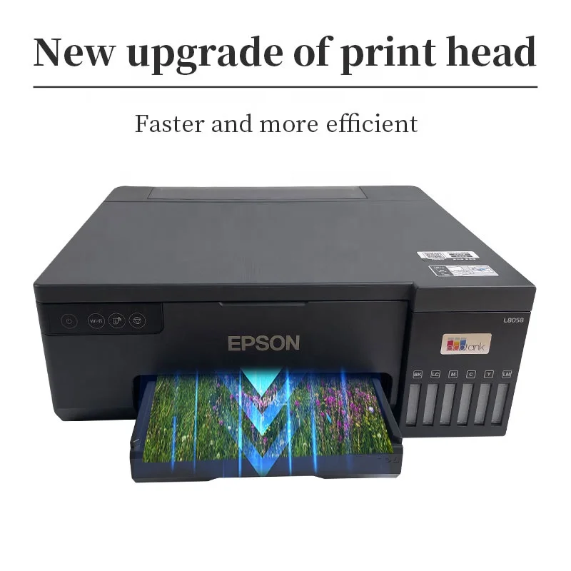 Original brand newBrand New L8050 L8058 Inkjet Printer High Speed USB WIFI Driver Sublimation Printer A4 Size 6 Colors Cmy·kcm 5