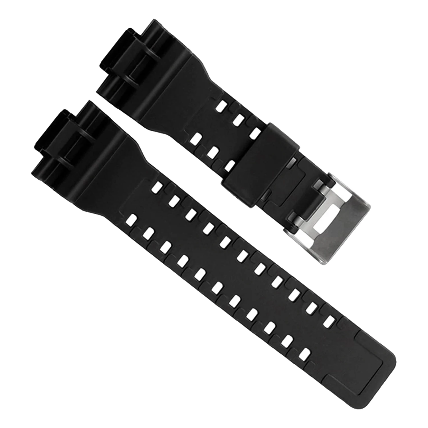 Natural Resin Replacement Watch Band Strap , for GD120/GA-100/GA-110/GA-100C(Black)