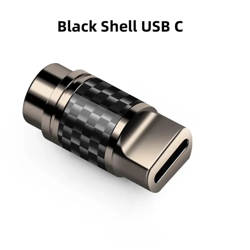 A99E-DIY سماعة التوصيل USB C موصل نوع-C Conector مع رقاقة ALC5686 ألياف الكربون قذيفة 5 قطعة سماعة جاك الإلكترونية