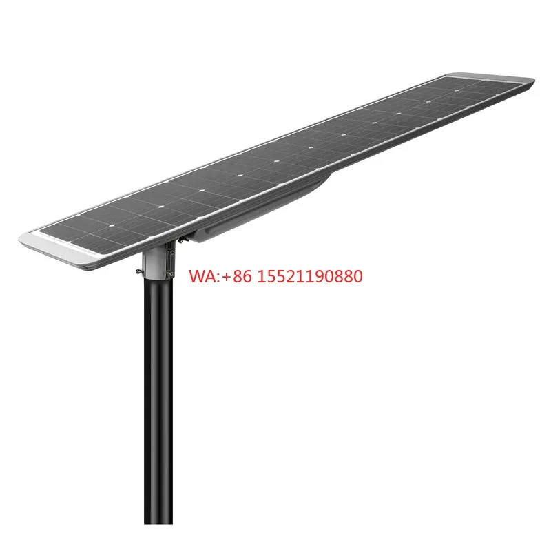 wmwmnu for Economic High Brightness 60W-140W IP65 Waterproof 6000K 5-Year Warranty All-in-One Aluminum LED Solar Street Light