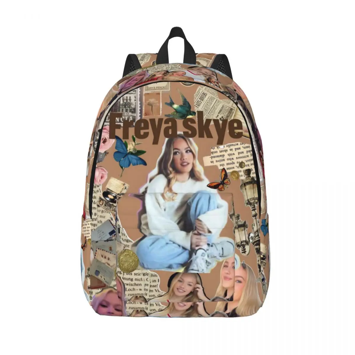 

Freyas Skyes Singer Tour 2026 Backpack for Men Women Cool Student Work Daypack Laptop Canvas Bags Gift