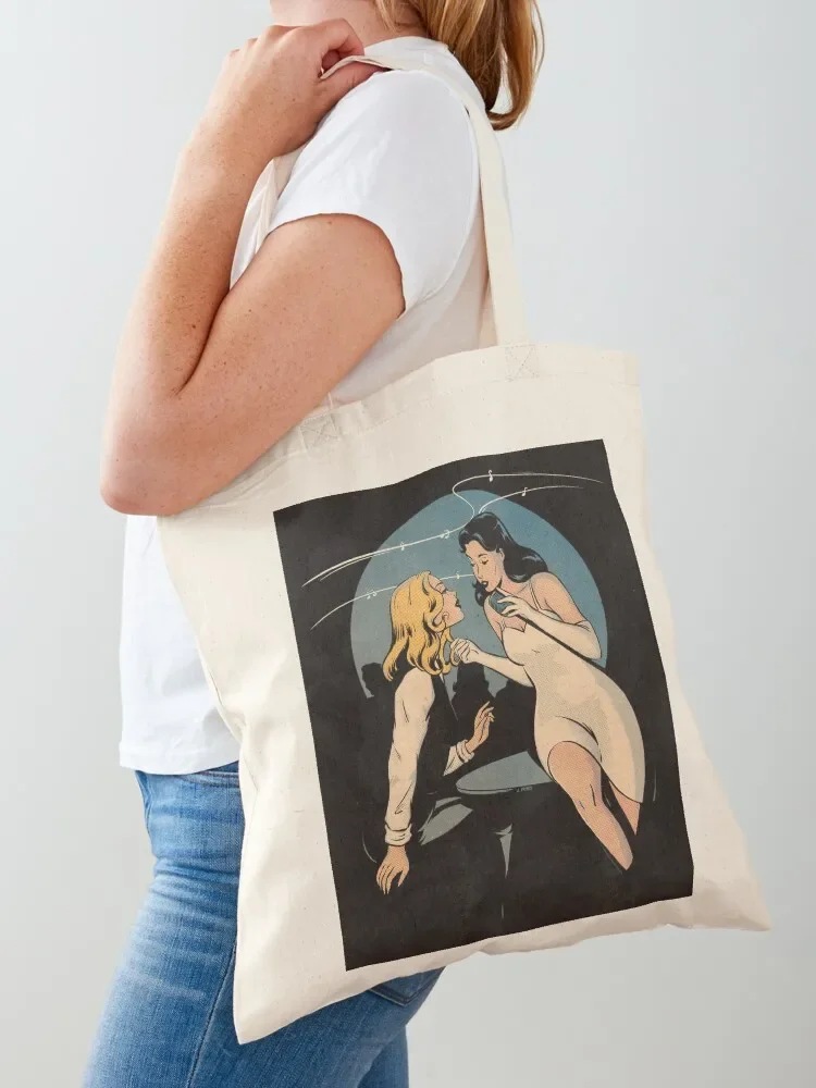 singing to her Tote Bag free delivery bags large tote bag shopping bags foldable shopping bag