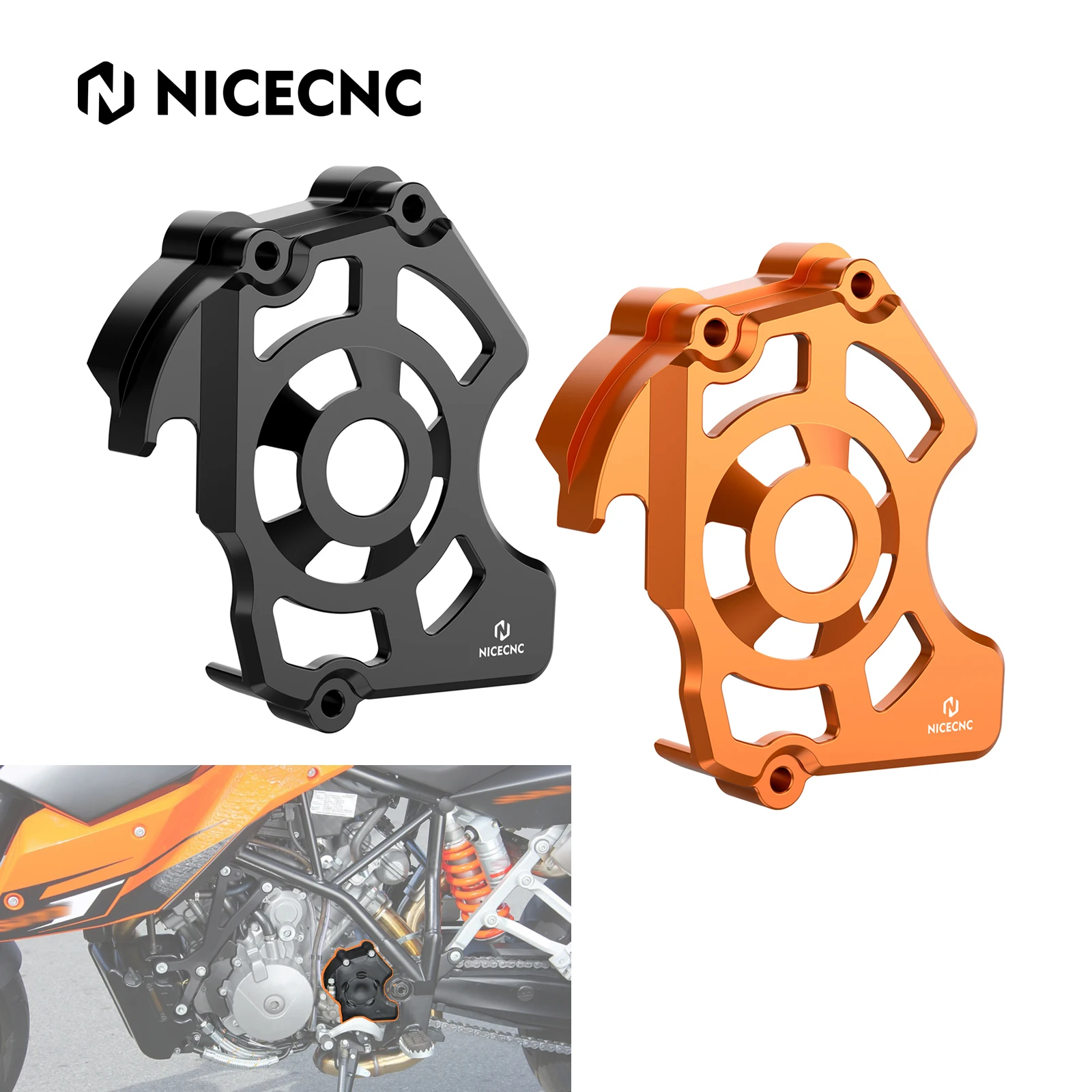 Motorcycle Sprocket Chain Guard Cover for KTM 990 SMR SMT 990 Adventure/S/R 990 Super Duke/R 990 Supermoto T 950 Super Enduro R