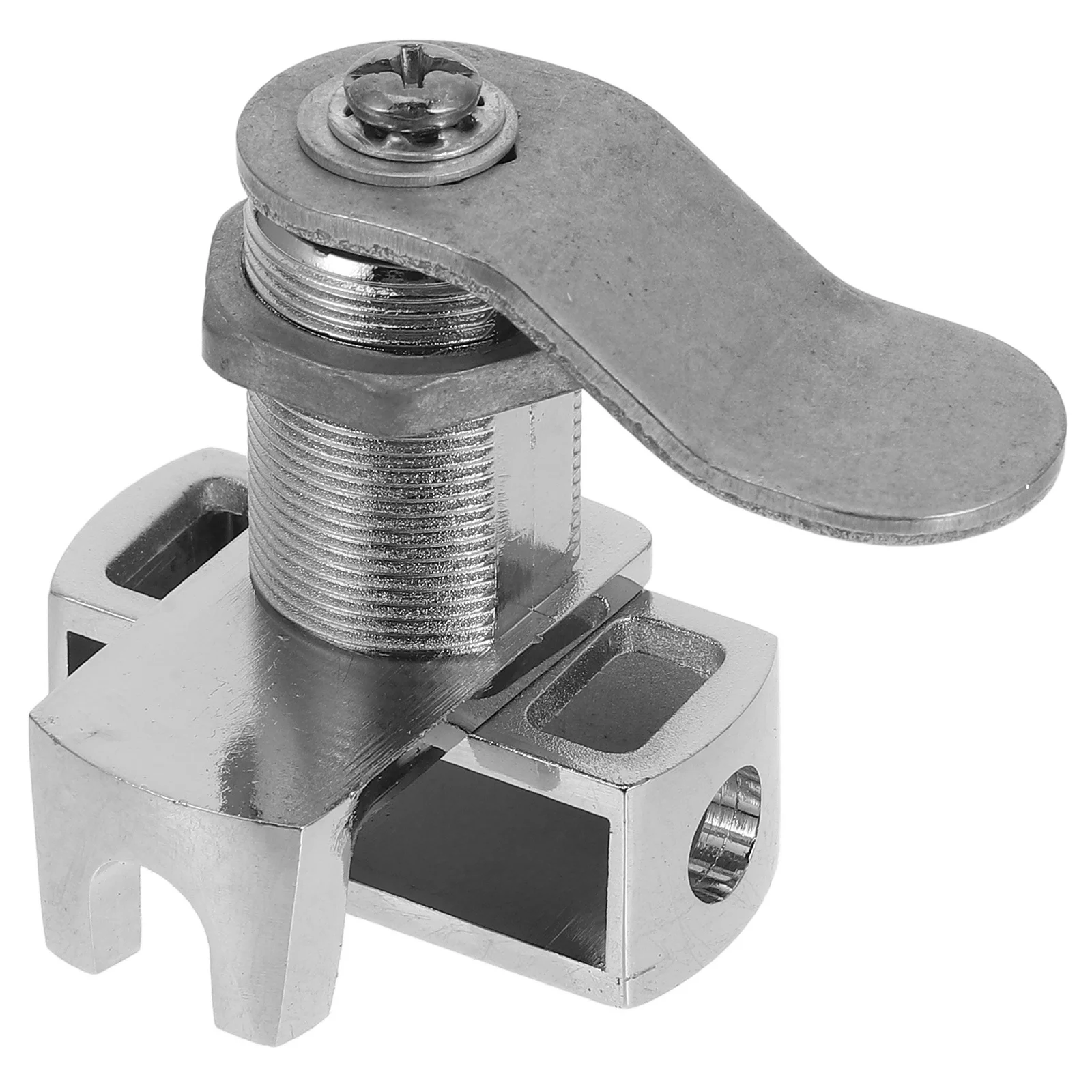 

Zinc Alloy Keyless Rv Cabinet Lock Thumb Operated Camper Storage Compartment Lock Electroplated Non-Locking Rv Door Latch