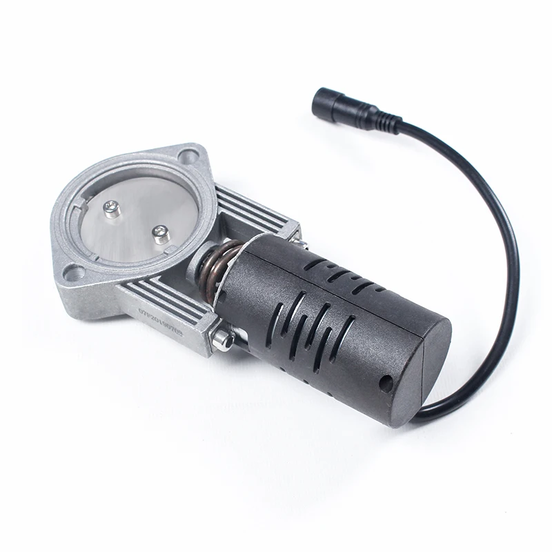 Universal 51 63 76MM Electric Flange Connector Variable Exhaust Cutout Automotive Elbow Pipe Valve with 2 Keys Remote Control