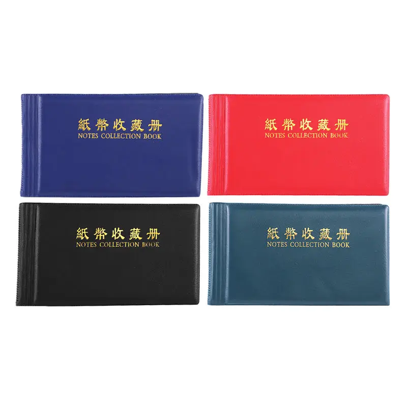 For Collector Gifts Creative Collection Pockets Protective Bag Money Banknote 30 Pages Paper Money Collection Album