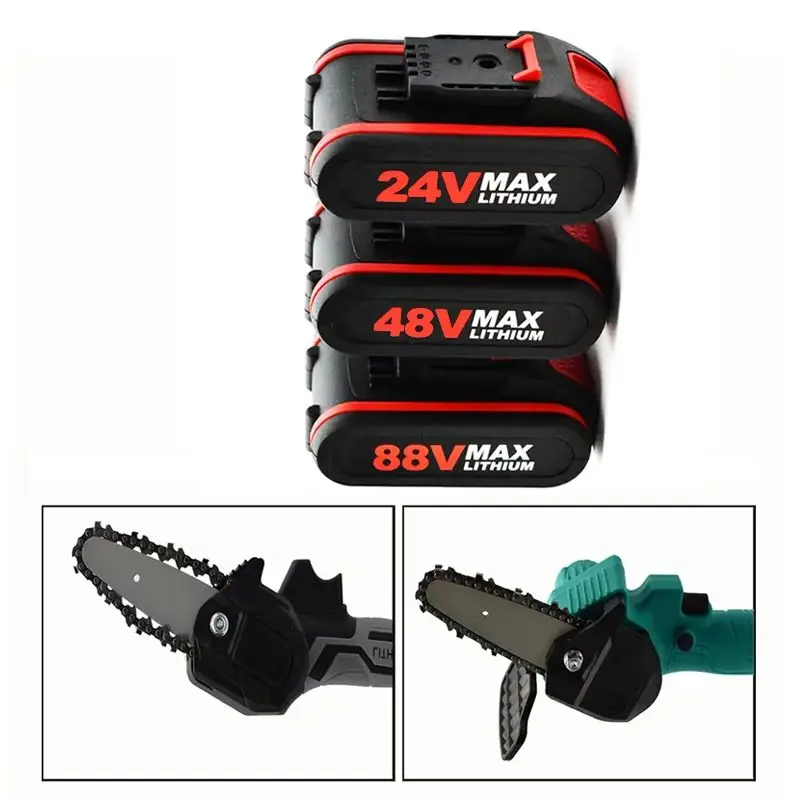 24V/48V/88V 2000mAH Lithium Battery Electric Tools Battery, for Wireless Wrench Mini Chain Saw Electric Drill Power Tools ect