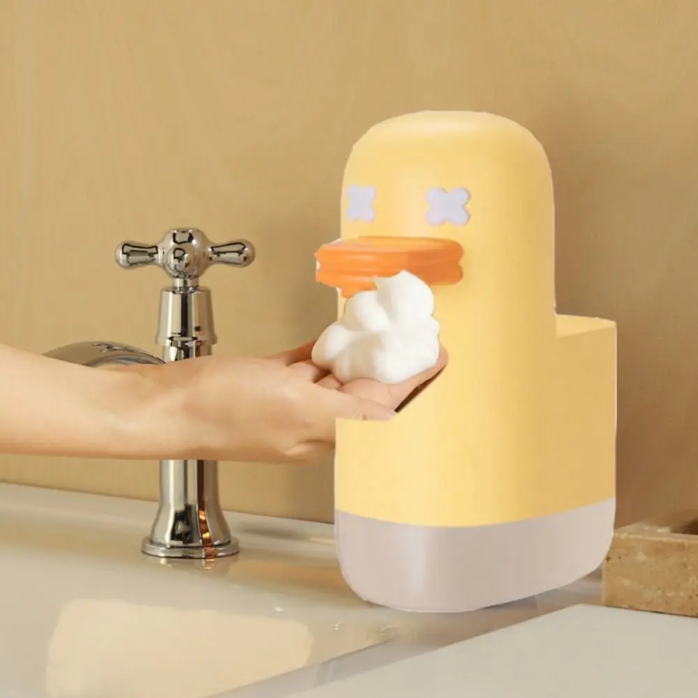 

Touchless Operation Automatic Foam Soap Dispenser Foam Dispensing Automatic Sensor Touchless Hand Wash Device 350ml Cartoon