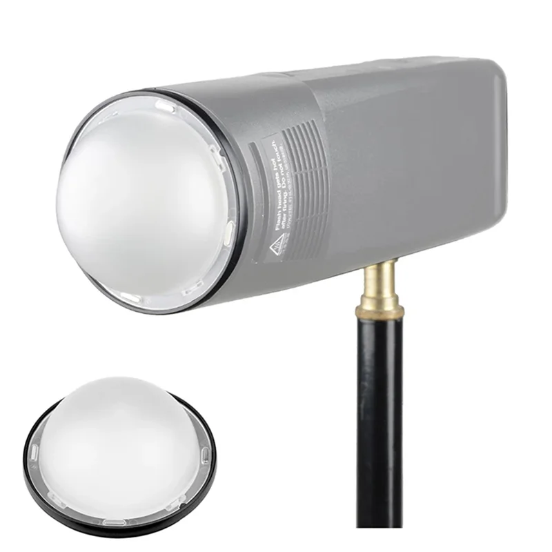 A44TAK-R11 Dome Diffuser Compatible for Godox H200R Round Flash Head Godox V1 Flash Series V1-S V1-N V1-C AD200 Pro AD200
