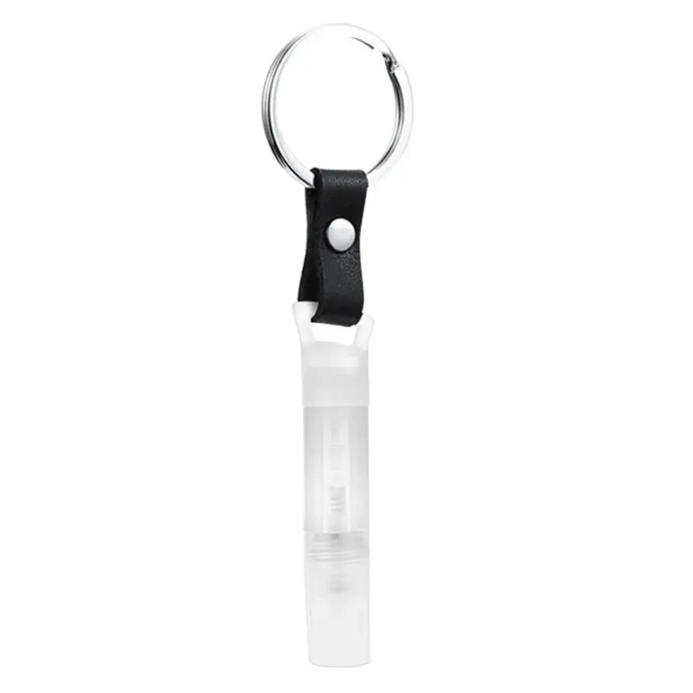 

Creative New Press Elevator Bottle Pen Shaped With Keychain Spray Bottle Plastic 3ML Empty Bottle Men And Women