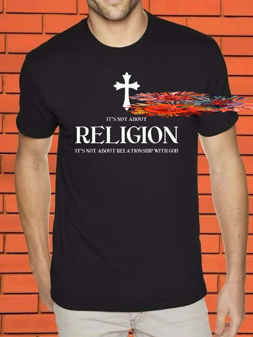 Religion Worship Praise Faith Jesus Christian Gift T-Shirt 100% Cotton O-Neck Short Sleeve Summer Casual Mens T-shirt Streetwear