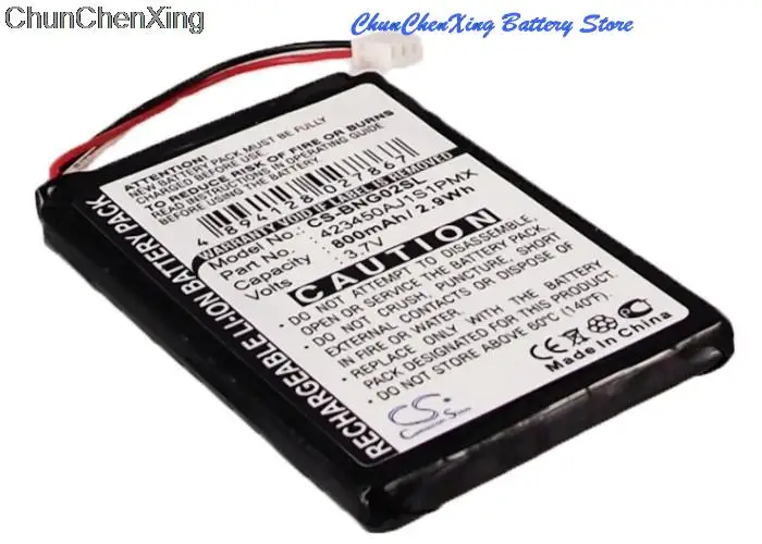 Cameron Sino 800mAh Battery 423450AJ1S1PMX for Blaupunkt TravelPilot 100, 1300, 200, 2310