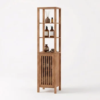 Tall Six Tier Storage Cabinet 1