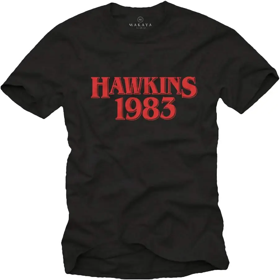 MAKAYA Stranger Mens T-Shirt - Hawkins 1983