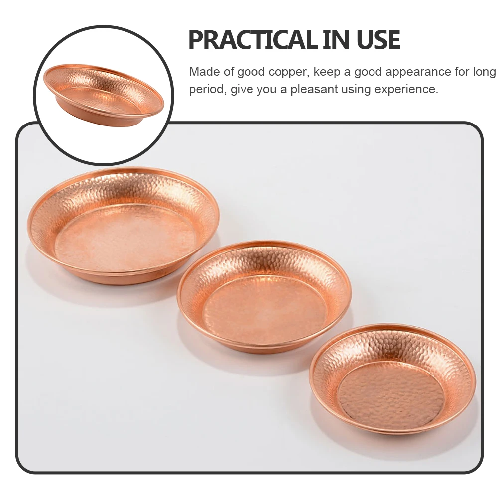 

Tibetan Copper Offering Plate Bowl Cup Decorative Small Rustic Temple Jug Pure Copper Water Bowl Spiritual