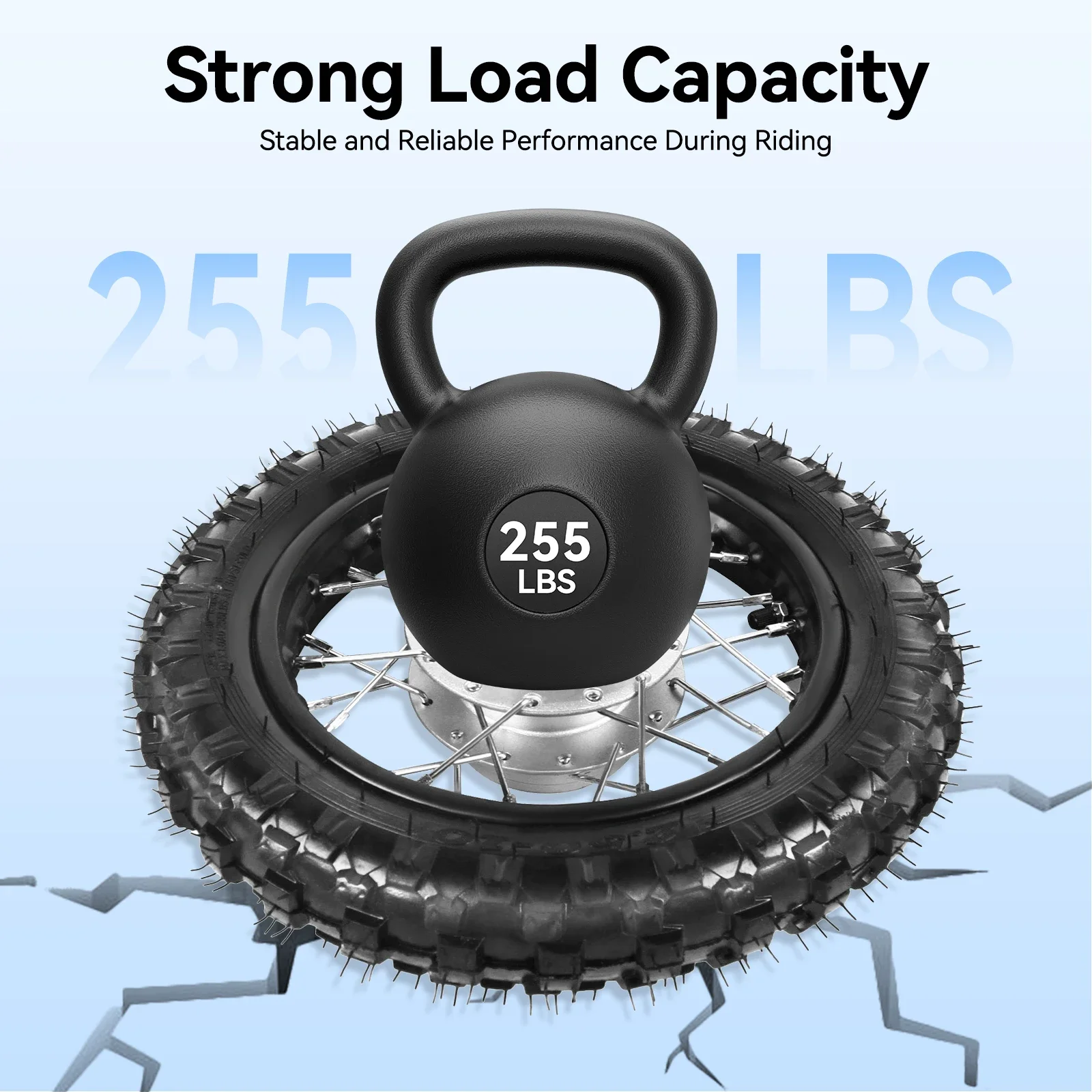 

Полная шина и обод заднего колеса 2,5-10 дюймов (CRF50, DRZ70, PW50, TTR50) с барабанным тормозом для грязевых/пит-байков объемом 50–110 куб.см.