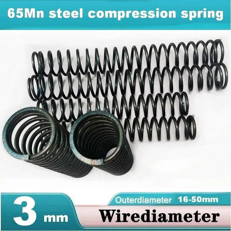 Wire Diameter 3mm Manganese Steel Compression Spring Strong Compression Pressure Spring Mechanical Shock Absorption Customizatio