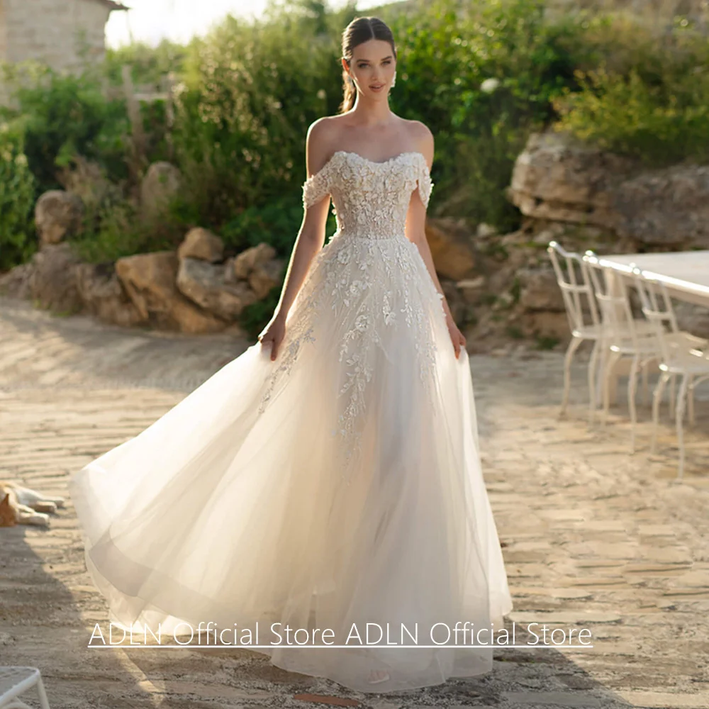 Sexy Wedding Dress Customized Off Shoulder
