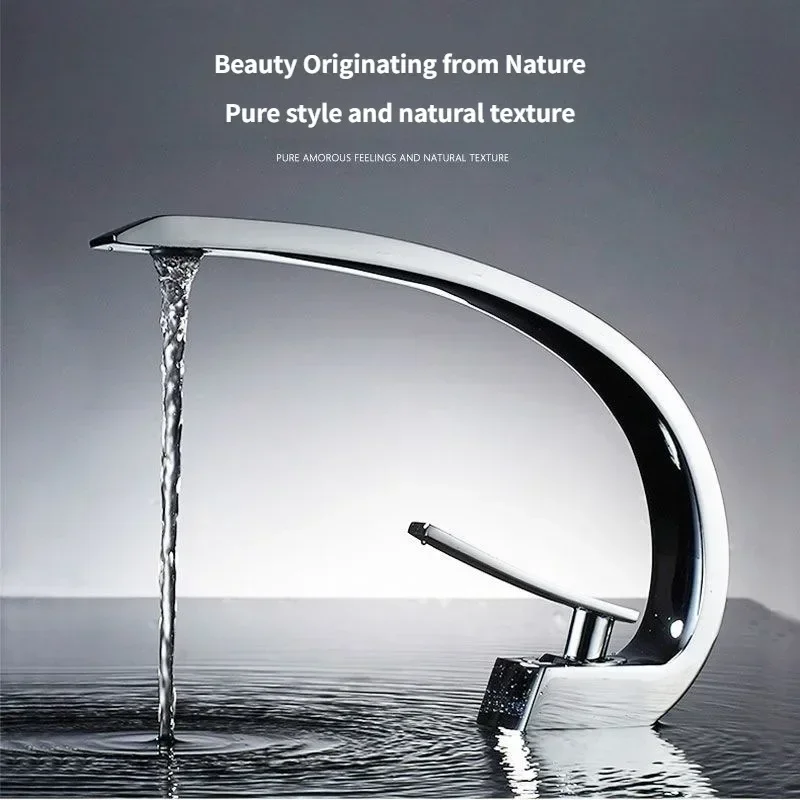 Bathroom Faucet Gold White Bathroom Basin Faucet Cold Hot Water Mixer Sink Tap Deck Mounted Black Tap