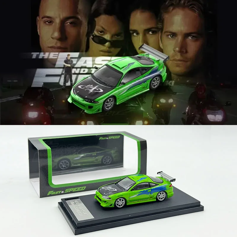 

FS 1:64 Eclipse D30 Robocar FNF Green Diecast Diorama Car Model Collection Miniature Fast Speed