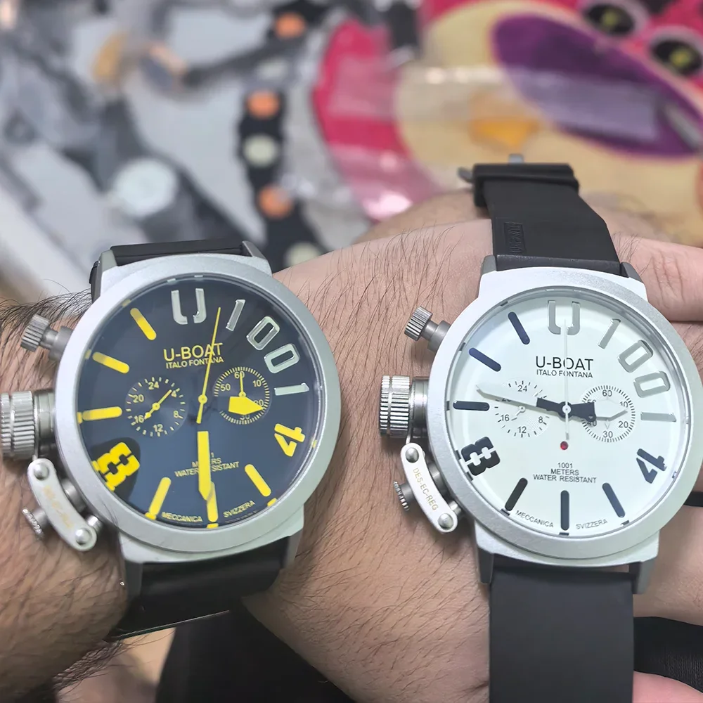 

Распродажа 888, новые красивые брендовые часы высшего качества U-BOAT для мужчин, многофункциональные наручные часы, модные деловые спортивные мужские часы AAA