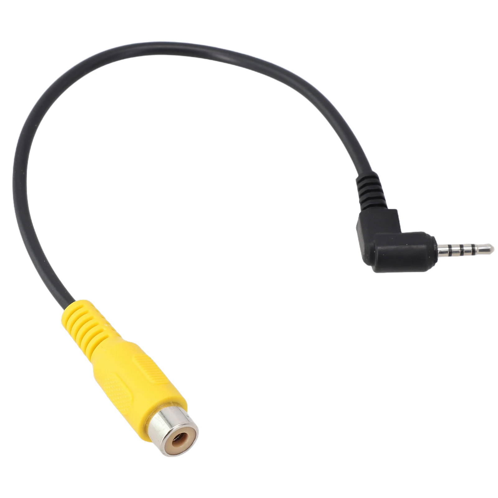 Car Navigation Video Cable GPS Camera Conversion Cable RCA To 2.5 Mm AV Converter Cable Rear View Reverse Parking To Auto DVR