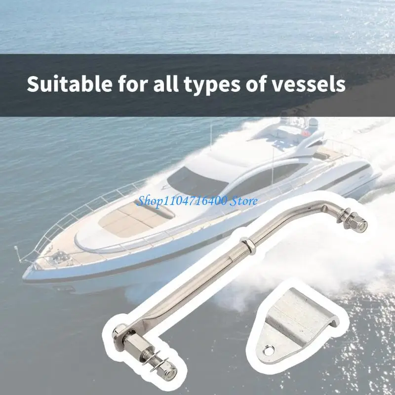 

y1gd Steel Steering Connector with Adjustable Length 265-315mm Steering Link Replacement Simple Use for Boats & Speedboats