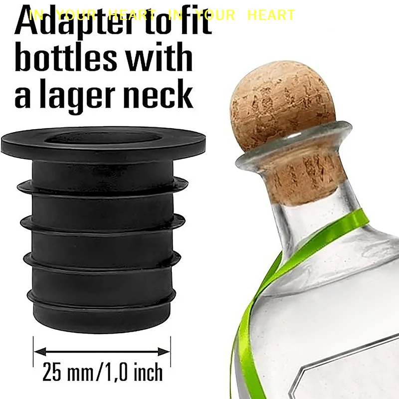 【X】Perfect For Large Olive Oil Bottles And Liquor Bottles Up To 1 Inch/25mm 1/4/6pcs Liquor Pourer Adapters