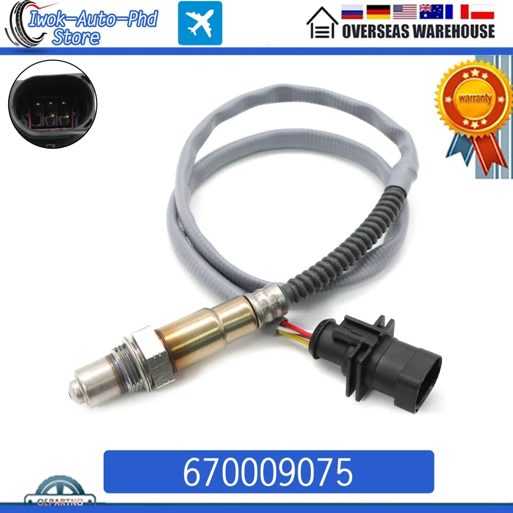 

670009075 Front Air Fuel Ratio Lambda Oxygen O2 Sensor For Maseratri Levante 3.0 Ghibli Quattroporte 2014-2018 0258027100