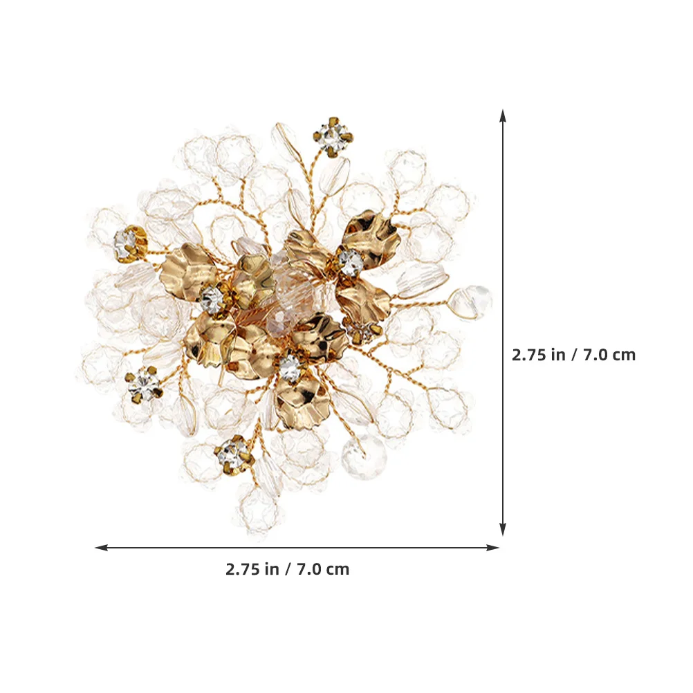 

2pcs 1 Pair Shoe Clips For Bride Wedding Bridal Accessories Flower Charm Decorative Buckle For Pumps Heels Sandals Women'S Shoe