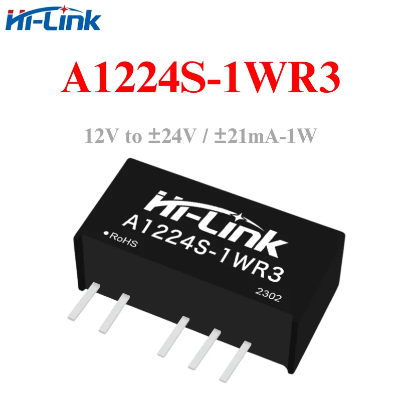 

Hi Link 5-piece free shipping A12_S-1WR3 series DC-DC power isolation module A1224S-1WR3