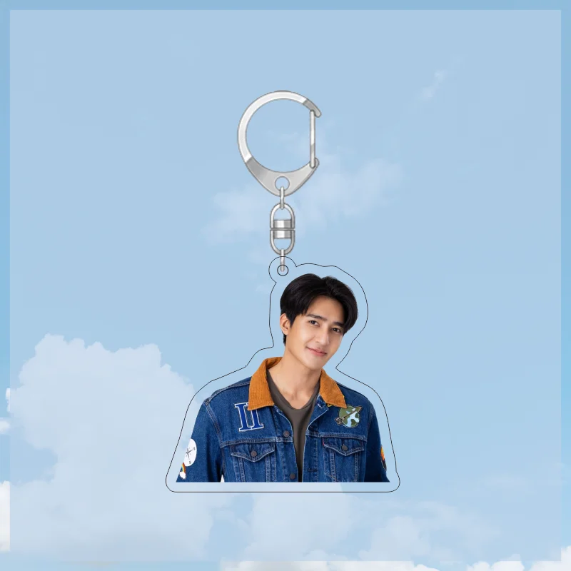 New Thai dramaA Tale Of Thousand Stars 1000 Stars Earth Mix gift Keychain Cute Acrylic Pendant Key Holder Bags EarthMix keychain