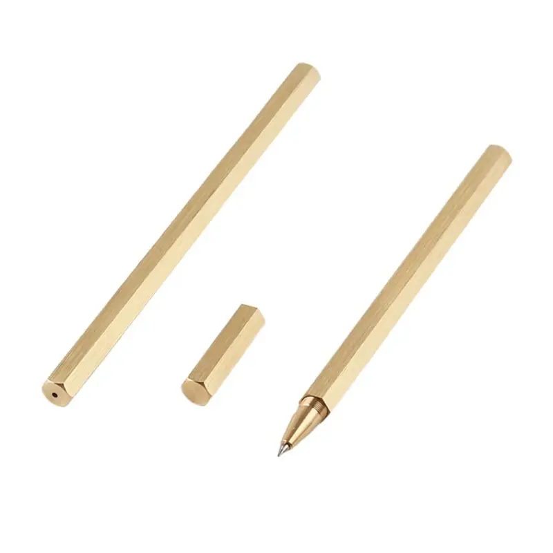 Stylo à bille moderne hexagone, stylo à encre Gel pour gribouiller, dessin, peinture, femmes hommes