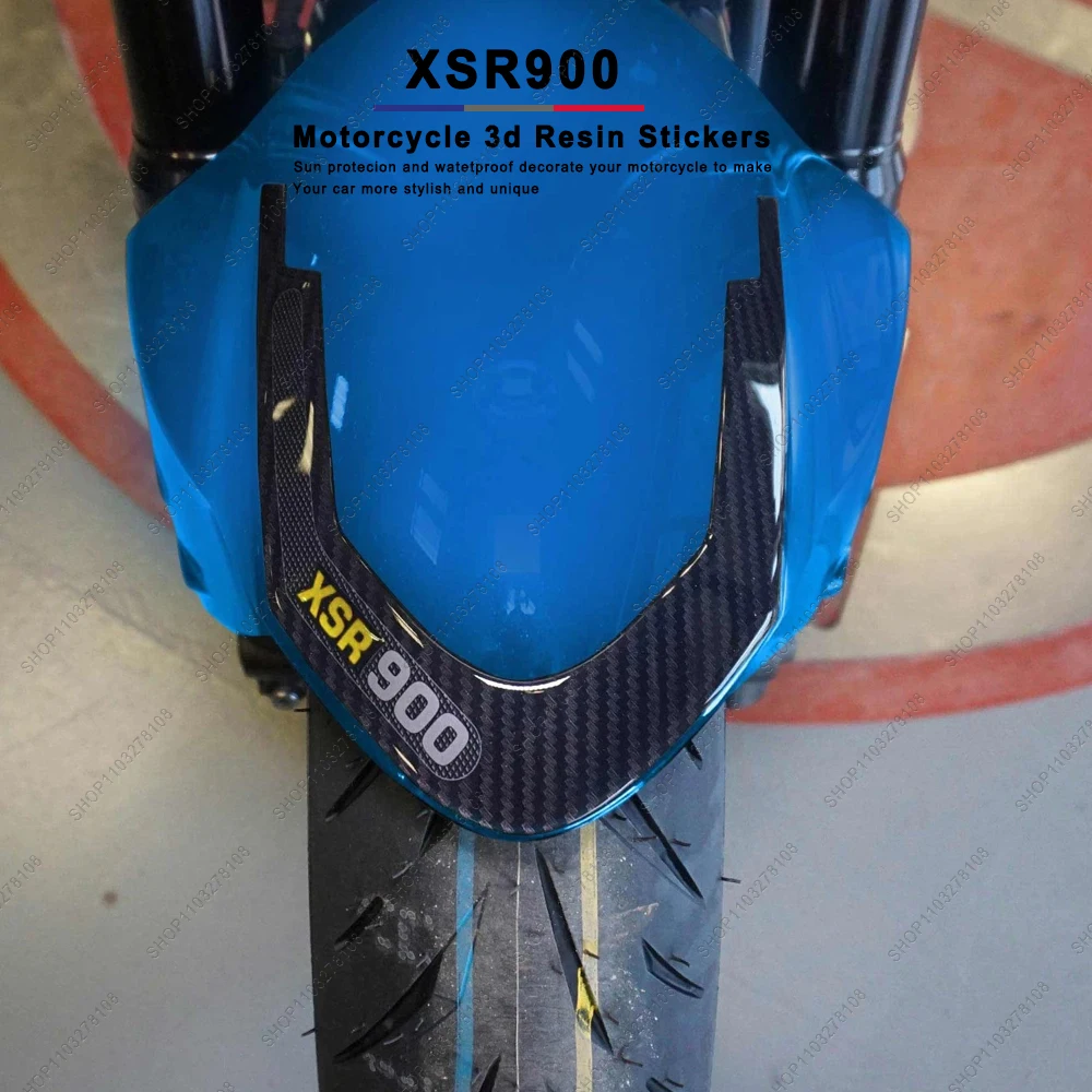 

3D Resin Sticker Kits For Yamaha XSR900 2022 Motorcycle Accessories Fairing Fender Waterproof Protective Sticker kit