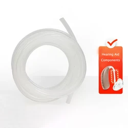 1M PVC Tubing BTE Hearing Aid Earmold Tube Tubing DIY IEM Earphones Hearing Aid Transparent Tubing Tube Amplifiers Accessory