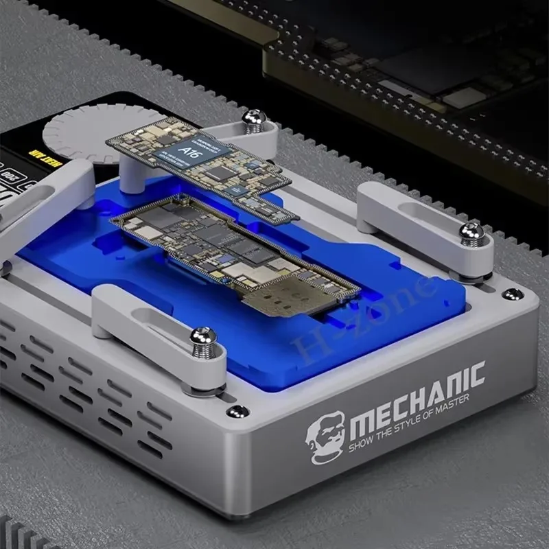 منصة التسخين الذكية بالهواء الحراري لهاتف i-Phone X-16 PRO MAX اللوحة الأم ذات الطبقات رقاقة BGA استنسل/إصلاح مصفوفة نقطية #4