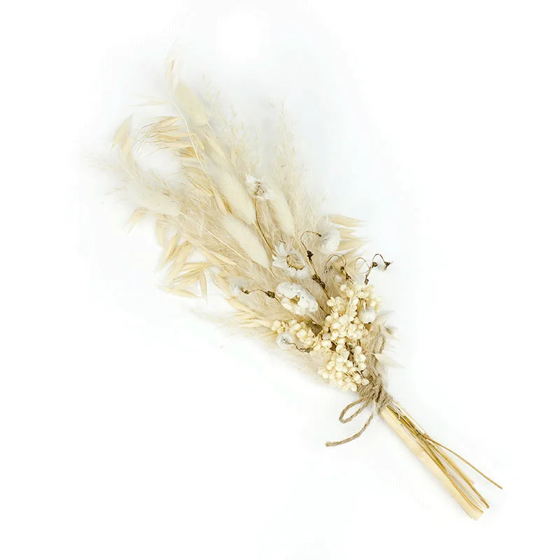 Dried Preserved Flowers Wedding Arrangement Home Table Decoration Bouquet Party Office Decoration Real Natural Floral Pampas