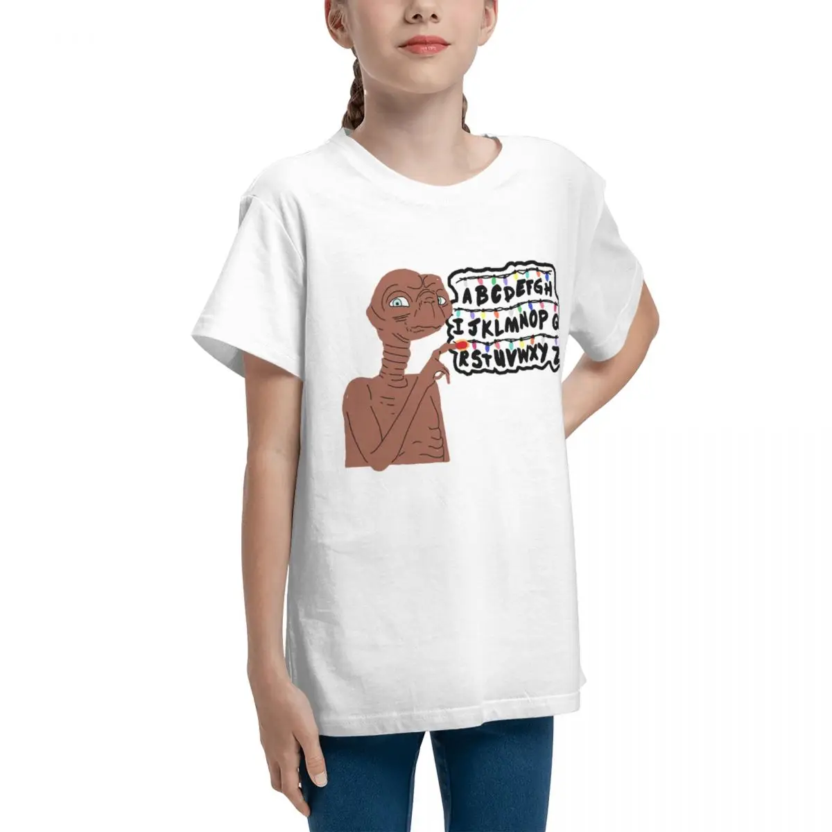 Adolescents Stranger ET For Sale Basic Short Sleeve T-Shirt Funny Novelty Modern Tshirt Unique Vintage