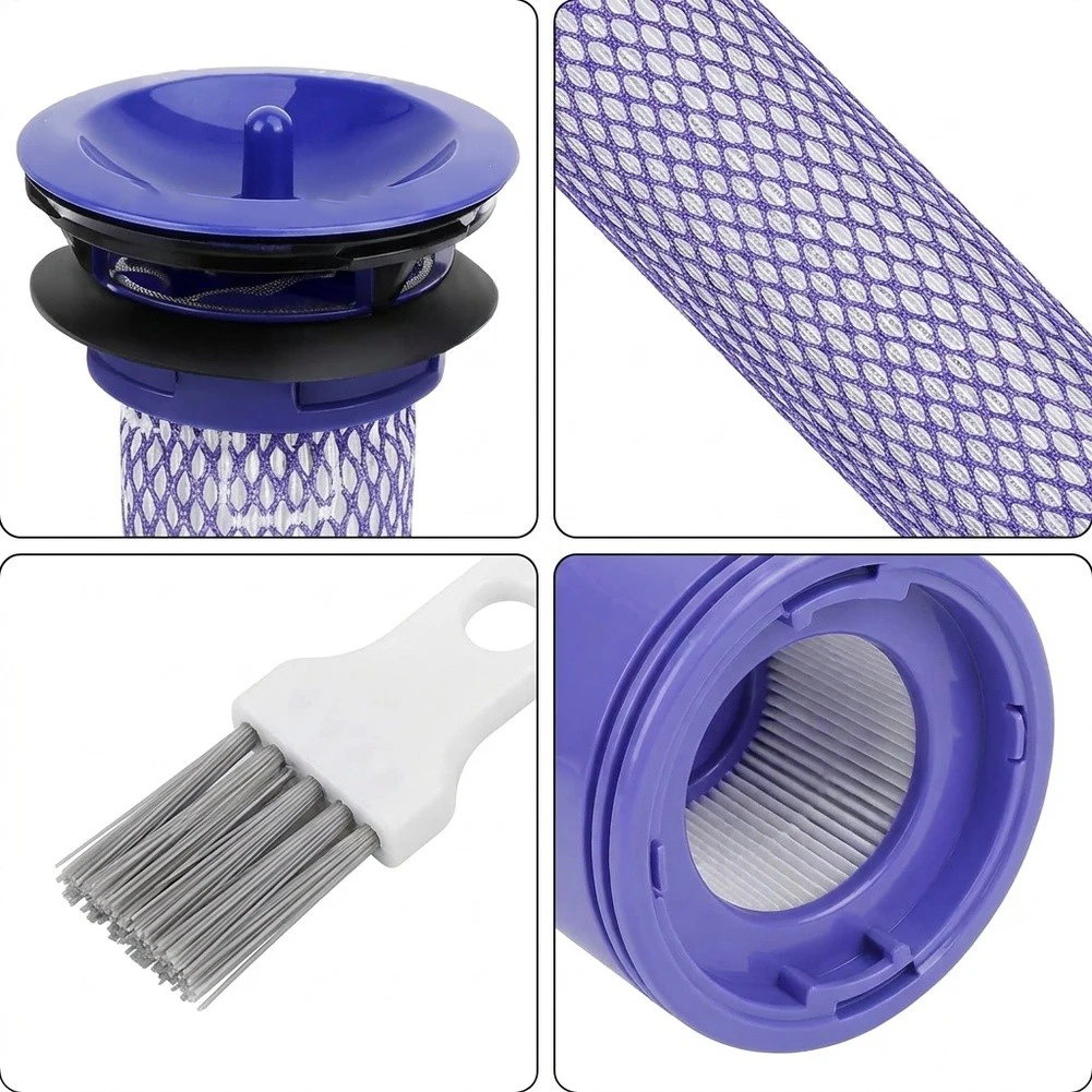 Replacement Air Filter V8 Vacuum Filter For Daily Home Use High Efficiency Capture Pet Dander Control Easy Install Design
