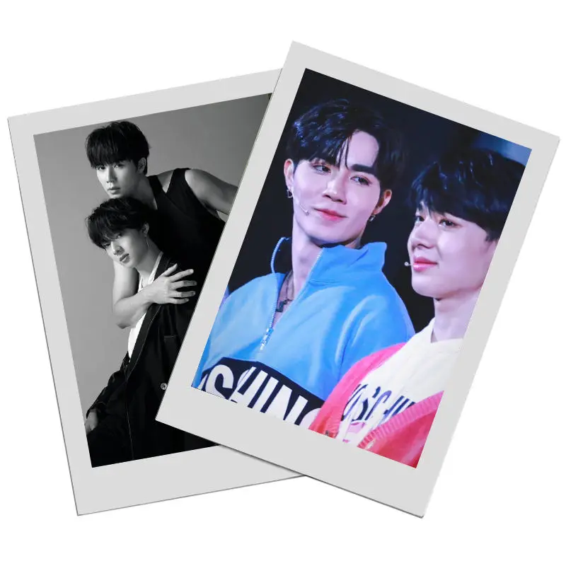 No Repetition Thai  Cutie Pie Series Zeenunew Zee Nunew Couple Mini Card With Photo Album Wallet Lomo Card