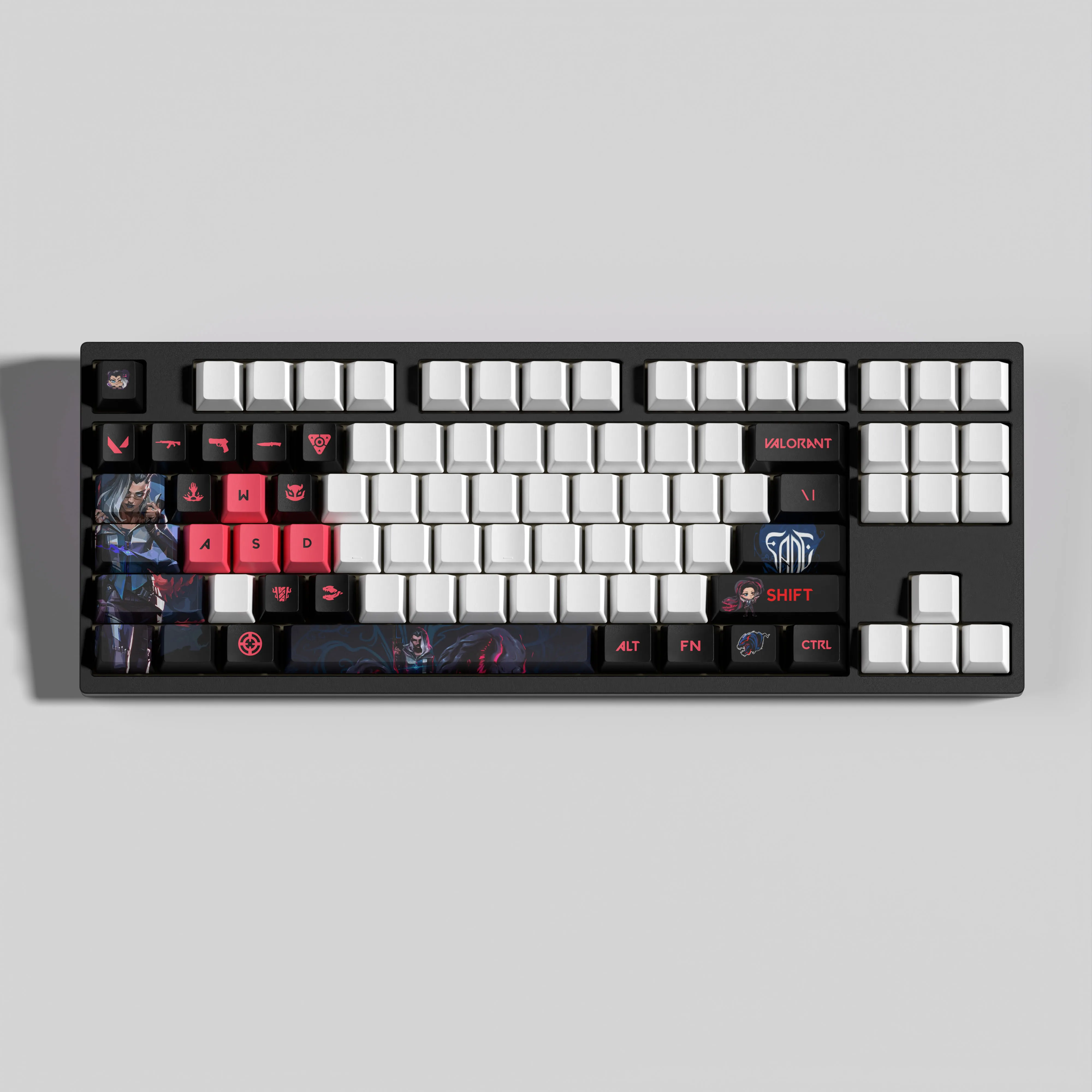 Fade KEYCAPS New design Valorant keycaps 29KEYCAPS  OEM Profile GAME Keycaps for mechanical keyboard