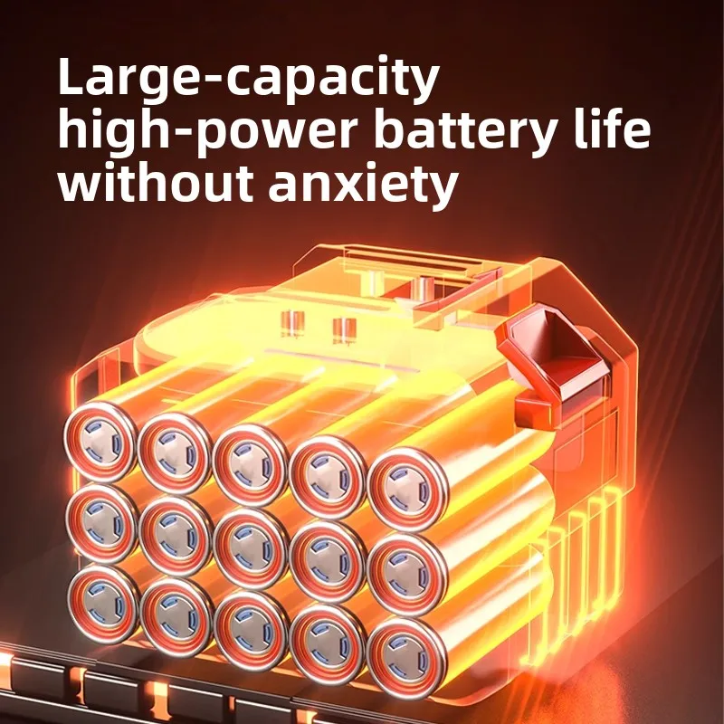 High Power Large Capacity Handheld Lithium Electric Chainsaw Mini Household Tree Wood Cutting Saw