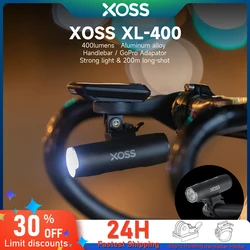 XOSS-faro delantero para bicicleta de montaña, recargable vía USB, resistente al agua, accesorios de ciclismo