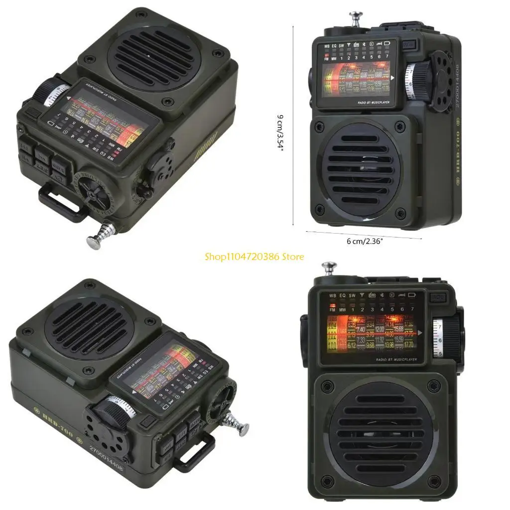 

K0EA APP Control Full Band Radio, FM SW Receiver w Radio Recording