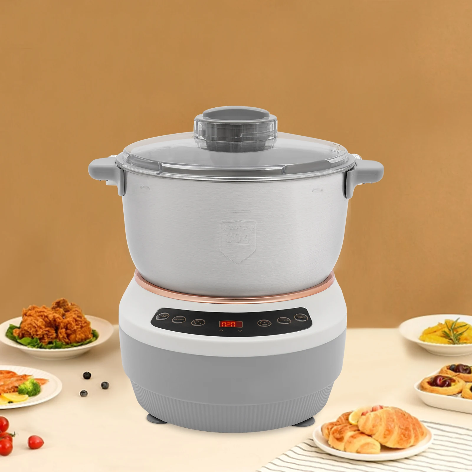 Amassadeira Elétrica 5L 200W,  - Rotary Bakery Oven avaliação e preço