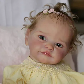 23 inch reborn doll kit Tobiah original size Lifesize doll Unfinished doll parts for doll tobiah birthday gift with COA